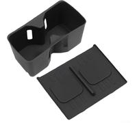 Inserti per portabicchieri personalizzati e tappetini caricabatterie wireless per Hyundai Santa Fe 2024 2025 2026 Se Per Sel Xrt calligrafia limitata Kit di protezione interna in silicone nero e