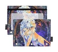 Inserti per raccoglitori a forma di leone fantasy, impermeabili, per cancelleria per studenti