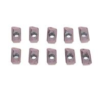 Inserti per tornitura da 10 pezzi Lame per utensili CNC in metallo duro Inserti per finitura per tornitura con rivestimento (APMT1135PDER-M2)