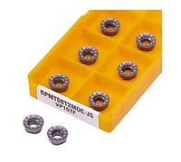 Inserti per tornitura in metallo duro Portautensil 10 pezzi RPMT08T2 MOE 15TF inserto fresa in metallo duro tornio fresatura utensili for macchine CNC