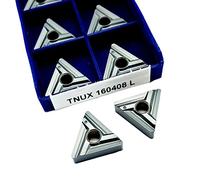 Inserti per tornitura in metallo duro Portautensil 10 PZ TNUX160408R LT10 TNUX160408L LT10 Utensile for tornitura esterna Inserto in metallo duro Utensile for tornitura Utensile for tornitura CNC(TNUX