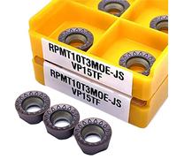 Inserti per tornitura in metallo duro Portautensil RPMT08T2MO RPMT10T3MO Fresatura di utensili for parti di tornio CNC in metallo duro(RPMT10T3MO)