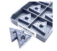 Inserti per tornitura in metallo duro Portautensil TNMG220404 TNMG220408 TF IC907 Inserti in metallo duro for utensili for tornitura esterna Utensili for il taglio del tornio CNC(TNMG220408-TF IC908)