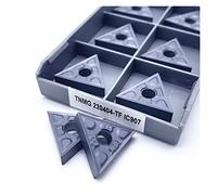 Inserti per tornitura in metallo duro Portautensil TNMG220404 TNMG220408 TF IC907 Inserti in metallo duro for utensili for tornitura esterna Utensili for il taglio del tornio CNC(TNMG220404-TF IC907)