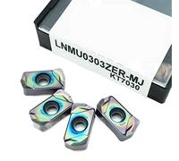 Inserti per tornitura in metallo duro Portautensil Utensili for tornio LNMU0303ZER-MJ KT7030 Parti di utensili CNC in acciaio Utensile for tornitura Fresa for scanalatura Fresa