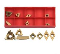 Inserti per utensili in carburo all'avanguardia, confezione completa di sette tra cui CCMT060204 e altro per elevare i processi di lavorazione