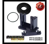 Inserti Powerflex Neri FrUpEng+Up6SpdTrans Per Mazda2 03-07 PFF19-2025BLK/26BLK