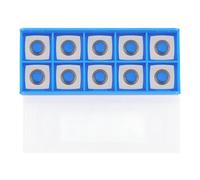 Inserti Quadrati 15x15x2.5 mm-R50 in Carburo per Testa a Spirale Elicoidale, per Tornio Legno e Piallatrice, Utensili Professionali, 10 Pezzi