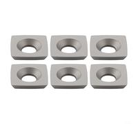 Inserti quadrati in carburo della lama 10 del carburo 11mm x 11mm x 2 0mm per le frese della pialla a spirale, 4 bordi per la lavorazione del legno professionale