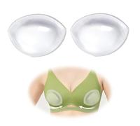 Inserti Reggiseno in Silicone per Tazze A/B, Morbido Breast Enhancer Bra Pads Inserti per uniformare e sollevare le tette Bikini Pads Riutilizzabili Filetti di pollo Bra Inserti per donne e ragazze