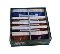Inserti spaziali piegati Set di dadi extra di carte grandi con maniche Marvel Ch