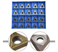 Inserti Taglio Carburo 20pz TCMT32 51 per Lavorazione Acciaio Efficiente