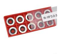Inserti tornio indexabili in carburo, Regalo per l Lame for fresa in carburo di tungsteno argento 18x3 mm 30 gradi confezione da 10 for lavorazione del legno