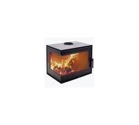 INSERTO A LEGNA ANGOLARE PANADERO "HOGAR IZQ" ANTRACITE 5,9 KW