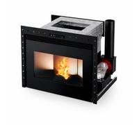 INSERTO A PELLET PER CAMINO - COLORE NERO