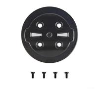 Inserto adattatore per computer in titanio compatibile con Bryton Rider S Bicicletta GPS Computer Piastra di base di montaggio con viti di installazione per bici da strada e mountain bike