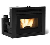 Inserto Camino a Pellet Ventilato La Nordica Extraflame Mod. Comfort Idro L80 Da 19 Kw