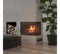 Inserto camino KRATKI Simple Right Power 8kW Ø200 Ingresso camino esterno Set