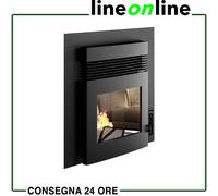Inserto camino pellet canalizzato Punto Fuoco Alessio CNLZ 11 kW con telecomando [EEK: A+]