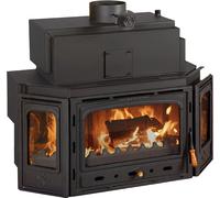 Inserto camino PRITY TC W28 | 33,3 kW | Stufa con tasca d'acqua e porta in ghisa [EEK: A]