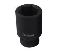 Inserto chiave a bussola affidabile in acciaio con larghezza 36 mm per uso profe