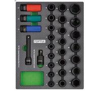 Inserto con attrezzi per carrello TOPTUL GEB2902