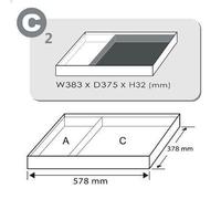 Inserto con attrezzi per carrello TOPTUL GEC6102