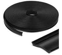 Inserto di copertura per modanatura camper da 22 mm, rotolo da 15,2 in TPE resistente per esterni, guarnizione di ricambio impermeabile copri-vite per camper, caravan e barche, nero.