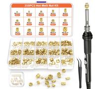 Inserto Filettato 350 Pezzi M2/M3/M4/M5/M6/M8 rivetti filettati per Parti in