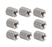 Inserto filettato autofilettante, 10 pezzi 6 mm filettatura in acciaio inossidabile dado di riduzione filettatura femmina M3x0,5 mm filettatura maschio M5x0,8 mm