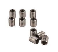 Inserto filettato autofilettante, filettatura maschio femmina riduzione dado 15 mm filettatura femmina M10x1,5 mm filettatura maschio M12x1,75 mm