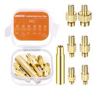 Inserto Filettato Dado Zzigrinato Accessori Per Stampante 3D Ottone Dado Kit Misura Universale M2 2.5 M3 M4 M5 M6 M8 Heat Set Insert Tip Per Parti In Plastica E Parti Della Stampante 3D