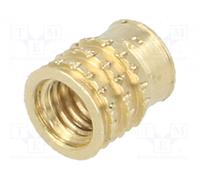 Inserto Filettato Ottone: 5,2mm 300113358 Gewindeeinlagen M3 Senza Rivestimento