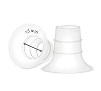 Inserto flangia Maymom 15 mm compatibile con Elvie Single/Double Electric, Elvie Stride Cup (24 mm), compatibile con Medele PersonalFit Flex Shield, nessun ricambio originale Elvie