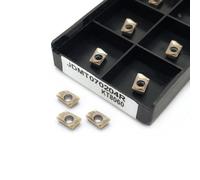 Inserto for fresatura a spallamento quadrato in metallo duro JDMT070204R JDMT070208R CNC Fast Forward for inserti di fresatura for la lavorazione dell'acciaio inossidabile(JDMT070204R KT8060)
