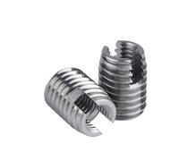 Inserto for riparazione filettata in metallo filettato in acciaio inossidabile 302, inserti autofilettanti, vite a taglio filettata M2-M16(M12xM16x22(2Pcs))