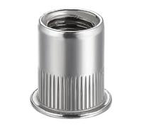 Inserto for rivetto filettato con inserto for rivetto filettato a testa piatta Rivnut in acciaio inossidabile 304 Tappo Nutsert M3-M12(304ss,M10 (5Pcs))