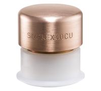 Inserto Halder per mazzuolo Simplex 30mm Rame - Molto duro