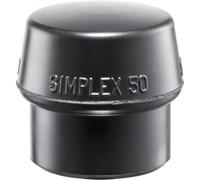 Inserto Halder per mazzuolo Simplex gomma 50mm - Medio duro