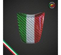 Inserto in Carbonio Vero per volante Fiat 500 Abarth 595 695 Pre Rest Tricolore