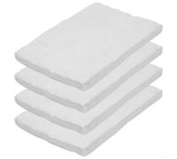 Inserto in cotone resistente al fuoco per fai da te per progetti di tavoli da fuoco con installazione semplice e comportamento affidabile della fiamma su più ustioni (4 pezzi)