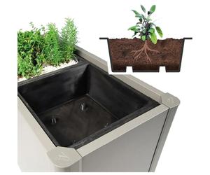 Inserto in plastica per fioriera Belvedere Biohort 1 pz Nero
