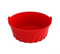 Inserto in silicone riutilizzabile per pentole slow cooker da 6-8 quart, inserto ovale resistente al calore fino a 227 °C, lavabile in lavastoviglie per una facile pulizia, nero (rosso)