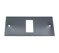 Inserto Master nero laccato 1 foro da completare con cornice 60l201