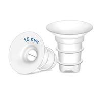Inserto Maymom 15 mm compatibile con Spectra, Medele 24 mm, Momcozy S9 Pro/S12 Pro, taglio Willow. Compatibile con Medele Freestyle, Harmony, per ridurre da 24 mm a 14 mm. 2 pezzi.