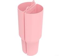 Inserto morbido e flessibile per bicchieri da 1.134 g e due bevande (rosa) | Realizzato in morbido silicone flessibile, si piega senza rompersi, torna alla forma, uso quotidiano, senza BPA