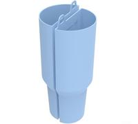 Inserto morbido e flessibile per bicchieri da 1.134 g per due bevande (blu) | Realizzato in morbido silicone flessibile, si piega senza rompersi, torna alla forma, uso quotidiano, senza BPA