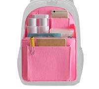 Inserto organizer in feltro - multi-tasca per zaino interno - multi-tasca leggero zaino da viaggio divisore fodera per tablet, bottiglie, accessori elettronici, libri, telefono, cosmetici