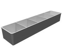 Inserto Organizer L-Boxx 1x4 Scomparti Vassoio per Sistema Bosch Sortimo 3D