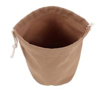 Inserto organizer per borsa secchiello in stoffa khaki con coulisse | Fodera interna tonda con base piatta, si usa da o come inserto, stabile in valigia, aiuta a fissare gli oggetti